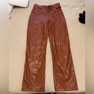 Abercrombie Vegan Leather Pants